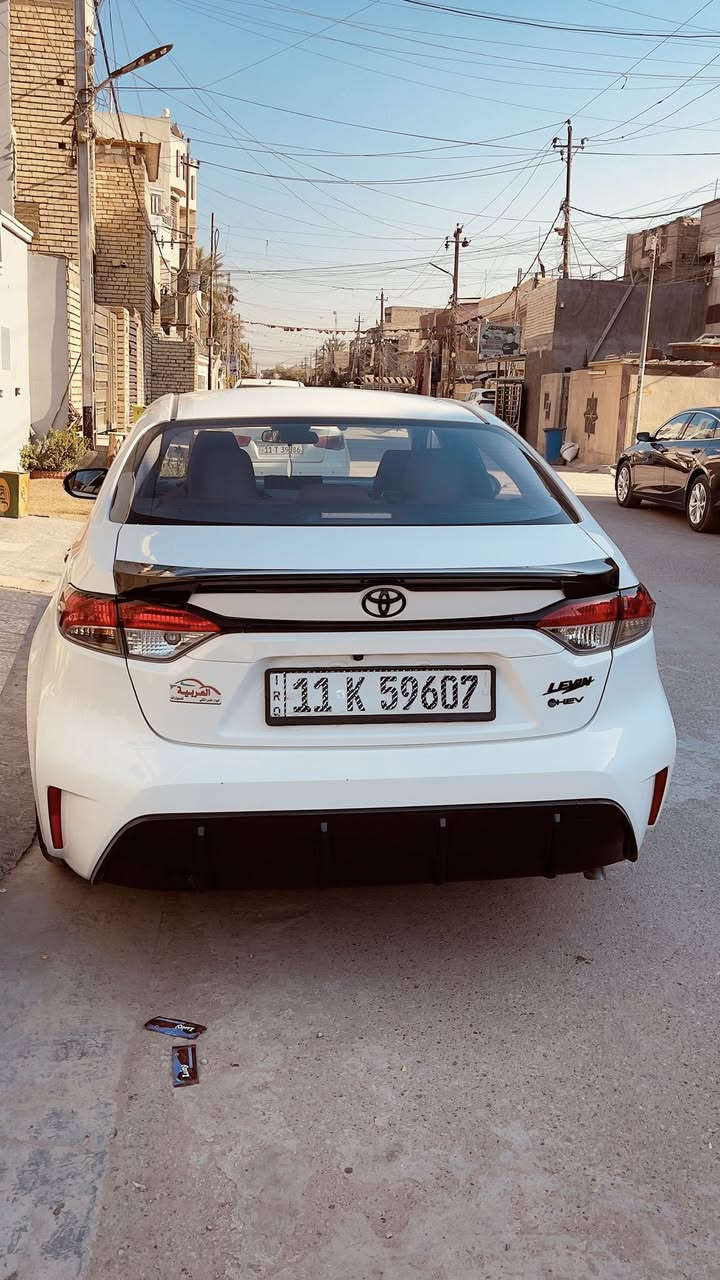 كورلا 2025 S بلاك ادشن رقم بغداد
محرك 1800 هايبرد HEV مري بلاك بلادي ويل بلاك كبير 

❇️محرك 1800 هايبرد شحن ذاتي 
❇️بصمه + دخول ذكي 
❇️هاندر بريك بصمه + اوتو هولد 
❇️سلايت 
❇️رادار امامي 
❇️سياقه اليه 
❇️تبريد قطعتين 
❇️تبريد بيانو شاشه 
❇️شاشه ابل كار بلي + كامره خلفيه دواره 
❇️مانع نزلاق + مود درايف +  ايفو مود 
❇️كيجات شاشه دجتل 
❇️10  ايرباك  
❇️مقاعد مخمل يدوي
❇️ويل بلاك حجم 17 
❇️حساس لايت كامل اوتو عالي ناصي اوتو + حساس ظغط اطار 
❇️تحكم سترين كامل فول 
❇️لايت زينون + لد صباحي + اشاره لد 
❇️كت اس بلادي 
❇️شاير مري 
❇️كتابات بلاك +مري بلاك + يدات بوب بلاك بلادي مو تغليف + ويل بلاك مو صبغ 
  
السعر  : 163$

***********
