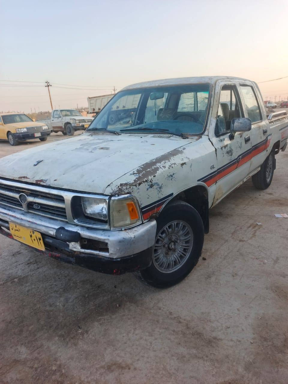 السلام عليكم 
بيكم موديل 1990
رقمه نجف بدون راعي 
تخم تاير  حداديه مكينه كير
العنوان ذي قار قضاء الفجر 
غير متواجد ع النت 
الاتصال ***********
