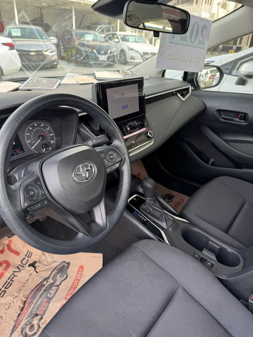 تیۆتا کرۆلا مۆدێل 2024مواسەفات LEشاشە کامێرا برێک بەسمە  ڕادار و ئۆتۆ ستۆپ پێش کەپسە بەس سنووقی بۆیاخە هیچی تری نیە بێ ناو بێ ئێرباگ سعر 157گەڵا کاتی نەشکاوە کەی کڕیت بڕۆ ڕەقەمی کە بێکێشە  
ژمارە تەلەفوون ***********
