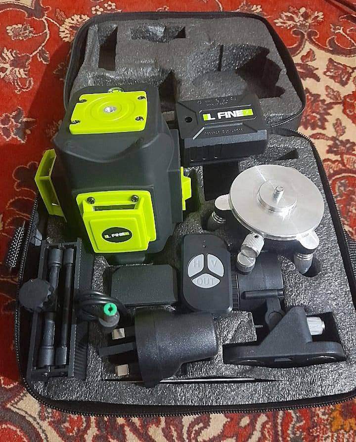 كبان ليزري 16 خط  360 درجة، يتميز بالدقة العالية، والرؤية الجيدة بفضل الليزر الأخضر، ووظيفة التسوية الذاتية، وإمكانية التحكم عن بعدمزود  بحامل ثلاثي القوائم أو قاعدة تثبيت، وبطاريات، وشاحن.


**إذا كنت صاحب هذا الإعلان وتريد حذفه لأي سبب، رجاءا أرسل رسالة إلى الدعم الفني**