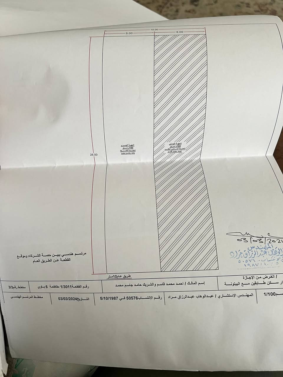 قطعه للبيع  طابو صرف
شهداء المدائن خلف التصنيع 
خدمات كامله 
موقع جيد 
المساحه 125 متر 
وصولات مدفوعه كامله لل 2024 
خارطه بناء بيها مال اجازه البناء تكدر تسحب عليها قرض اسكان 
رقم القطعه 3011
مثبت حدود 
من قبل دائره العقارات فقط تبني 
السعر خاص 
رقم الهاتف ***********
