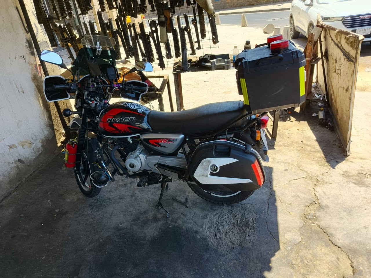 بوكسر موديل 24
دراجه جاهزه رقم اربيل
سعر 3مليون وبيه مجال 
مكان زعفرانيه 
***********
