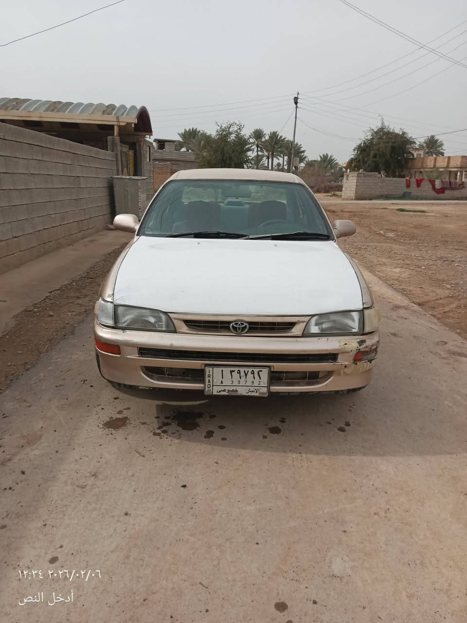 من رخصت الادمن السلام عليكم كورلا 98 سياره حلوه كير محرك خير من الله بيها ضربه بل جامرلق  الخلفي السعر 41 وبيها مجال بصيط رقم الهاتف ***********
