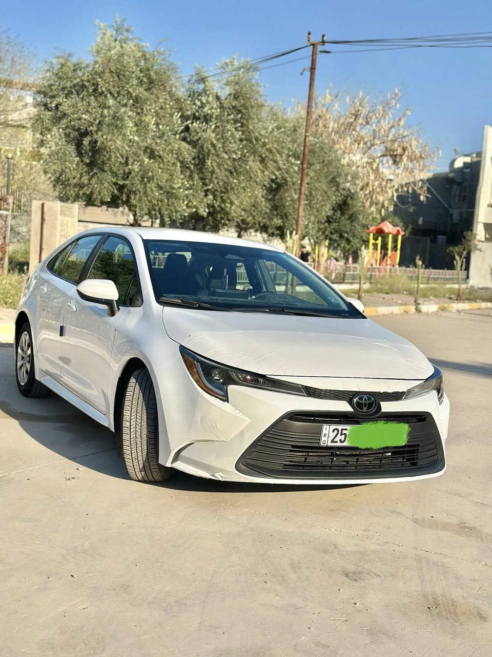 السلام عليكم
للبيع كورلا 2023 لون ابيض مواصفات LE وارد امريكي
مكفولة كفالة عامة بدون بارد بدون صبغ ولا ملاحظات
ماشية 44 الف 
السيارة بحالة الوكالة
رقم كركوك بأسمي
مكانها كركوك
لتفاصيل أكثر الأتصال على الرقم
***********
