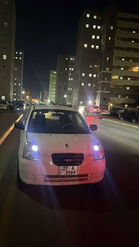 من رخصة الادمن كيا بيكانتو موديل 2007 سياره جاهزه من كلشي  رقمها غاز ح...