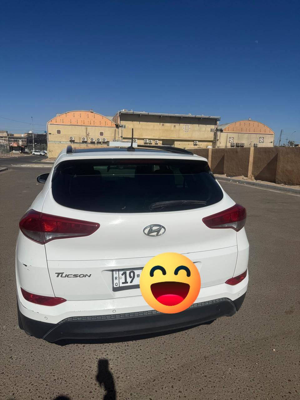 من رخصة الادمن
سلام عليكم توسان للبيع 2016
كفاله عامه من ضربه صبغ بارد 
رقم كربلاء الجديد ماشيه 157
مكانه كربلاء غير متواجد فيس 
التفاصيل الاتصال ***********
***********
