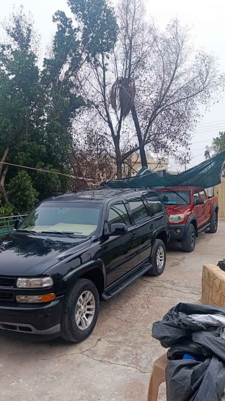 سلام عليكم تاهو أبتر مديل 2002مكفوله مكينه وكير وتبريد وحداده وكهربايات رقم بغداد سعره137مكان بصره الهاتف***********
