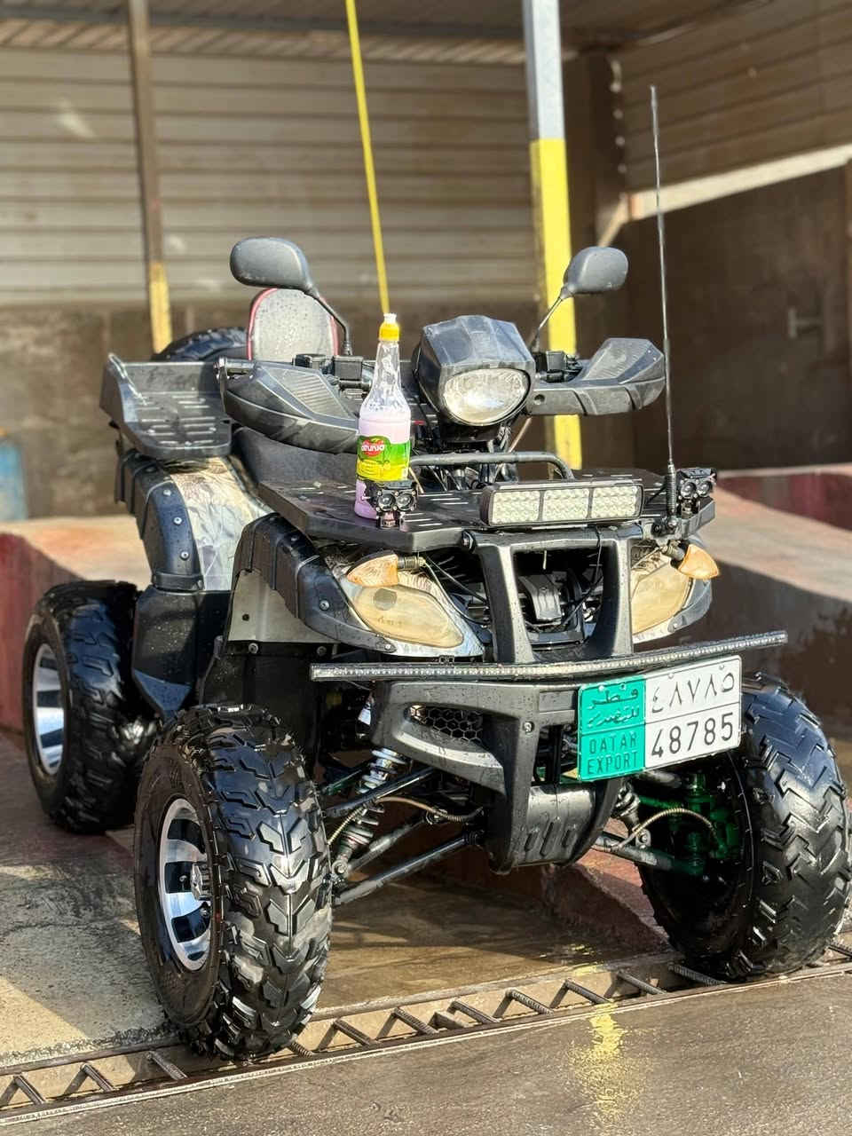 السلام عليكم دراجه رباعيه للبيع ضخمه مكينه 150 سي سي 2020 مبدل ولفات شرط كلشي شغال سلف او هندر كير اوتو تتحكم بي بك او امامي او تبوشها وهند بريك السعر المطلوب 15 ورقه وبيها مجال متواجد خاص وهذا رقم صاحبها ***********
