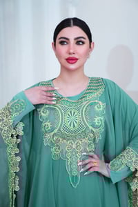 قفاطين مغربية • طقم 2 قطع • تطريز حاسبة