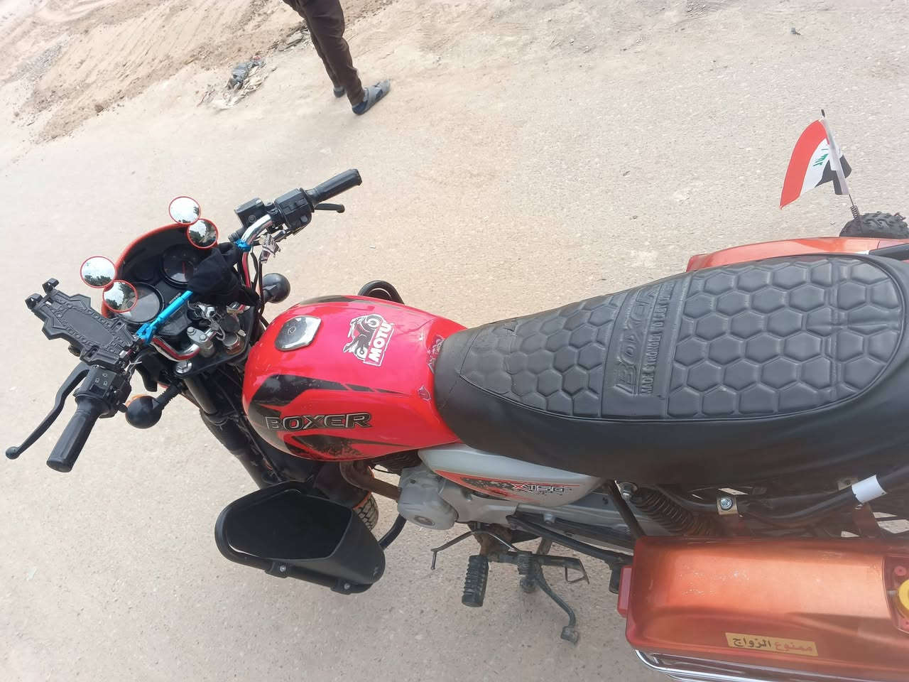 سلام عليكم بوكسر  رقم إنكليزي وسنوية الدراجه
مديل 22 طالعه بل23 دراجة مابيهاا ولااا نقص إسم النقص مابيها دراجه مامتعوبه وأي ستفسار رقم شغال وبي واتساب ***********
عنواني البصرة قضاء القرنه مقابيل كليه تربية القرنه 
سعرها 1800 مجالها قليل حك جيه
مكلف في النشر
