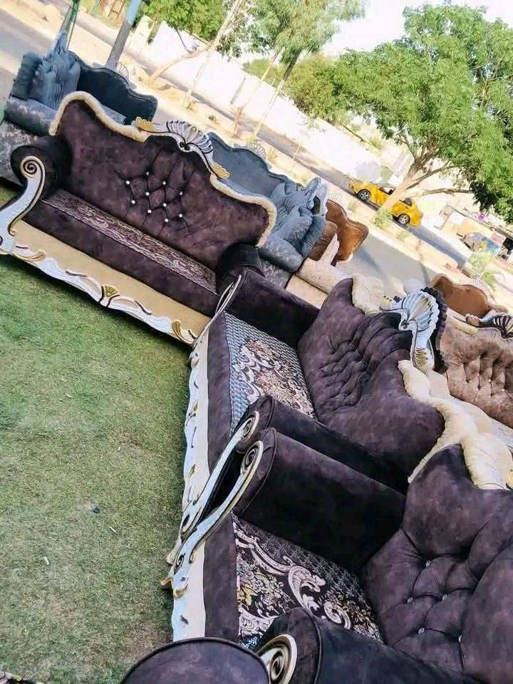 عرض خاص 650 الف 🇮🇶
مفاجئة من معمل العزاوي للتخومة والدواوين احدث الموديلات ✅
ومواصفات عالية الجودة 💪 
وبسعر 650 الف 🇮🇶 ،♥️🔥💯
 🇮🇶🇮🇶🇮🇶🇮🇶🇮🇶 التوصيل داخل بغداد مجاني 
🎁🎁🎁 سيت كوشات ست قطع 🎁🎁🎁 

تخم يتكون من قنفتين ام 3 طولهه مترين و قنفه ام 2 طولهه متر و50 و كرسيين 

يتكون من 5 قطع و10 مقاعد 

ظمان حقيقي لمدة 3 سنوات صيانه 💪💪💪 
  المواصفات
 خشب جام 
سفنج مميز
قماش قديفه تركي 
مقعد بلوك اسود 
للتواصل على خاص وتساب
توفر توصيل ☝لجميع المحافظات العراق


**إذا كنت صاحب هذا الإعلان وتريد حذفه لأي سبب، رجاءا أرسل رسالة إلى الدعم الفني**