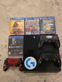 Playstation 4 لمس أصلي من السوق الحرة للصين فات  + 3 Dualshock اثنين أ...