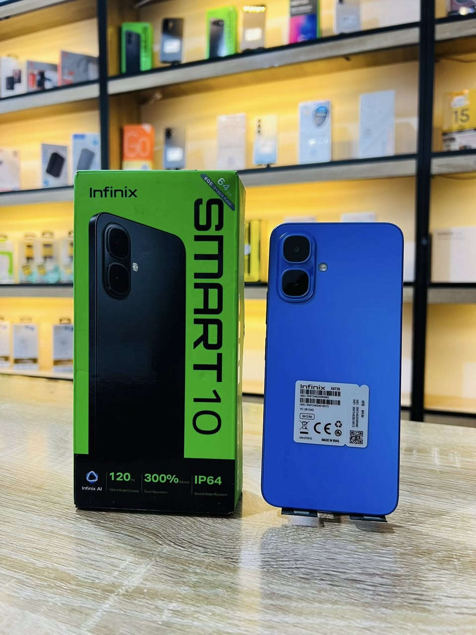 متوفر الان 
  Infinix Smart 10
💾الذاكرة 64 الرام 3+3
📷كاميرات: خلفية 8 MP + أمامية 8 MP 
🔋البطارية: 5000 mAh تكفيك يوم كامل بسهولة.
📱شاشة : تكون كبيرة بحجم 6.67″ HD+

هذا الجهاز افضل اختيار ضمن الفئة الاقتصادية 
ومناسب  للاطفال والنساء والاستخدام المتوسط 

#السعر_مفاجأة_والكمية_محدودة

هاتف : ***********-***********

