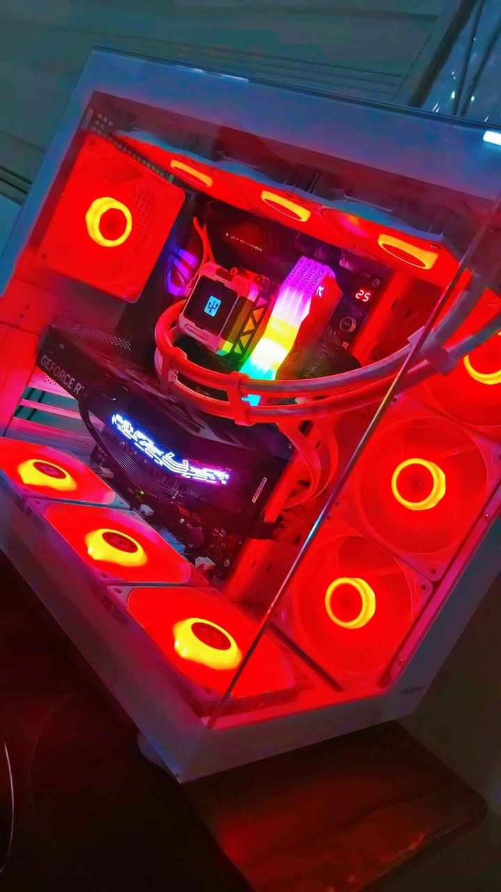 CPU   : Intel(R) Core(TM) i7 -14700 KF  (20 core) (28 Thread)
MB     : ROG STRIX Z790 - E GAMING WIFI
GPU   : Galax NVIDIA GeForce RTX 5060 Ti 16GB
Ram   : 64GB (4 x16) DELTA T.FORCE DDR5 RGB (6000)mhz
SSD1  : SAMSUNG MZVL2512HDJD-00BLL (512GB) NVMe M.2 (6000)Mhz
SSD2 : PNY CS3030 (1TB) NVMe (3600mhz)
PSU   : Thermaltake toughpower Series GT 850 W  ATX 3.1 PSU 80 PLUS Gold
Cooler : THERMALRIGHT Frozen Warframe 360mm ARGB Liquid Cooler 3 fan  SCREEN
Case    : COUGAR Gaming 385KA10.0001 Computer case Midi Tower white 10 fan 

Nrx : $1800 

*********** أربيل, العراق
