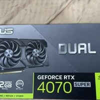 Asus 4070 سوبر • نظيف ١٠٠٪ • ضمان سنة ونص
