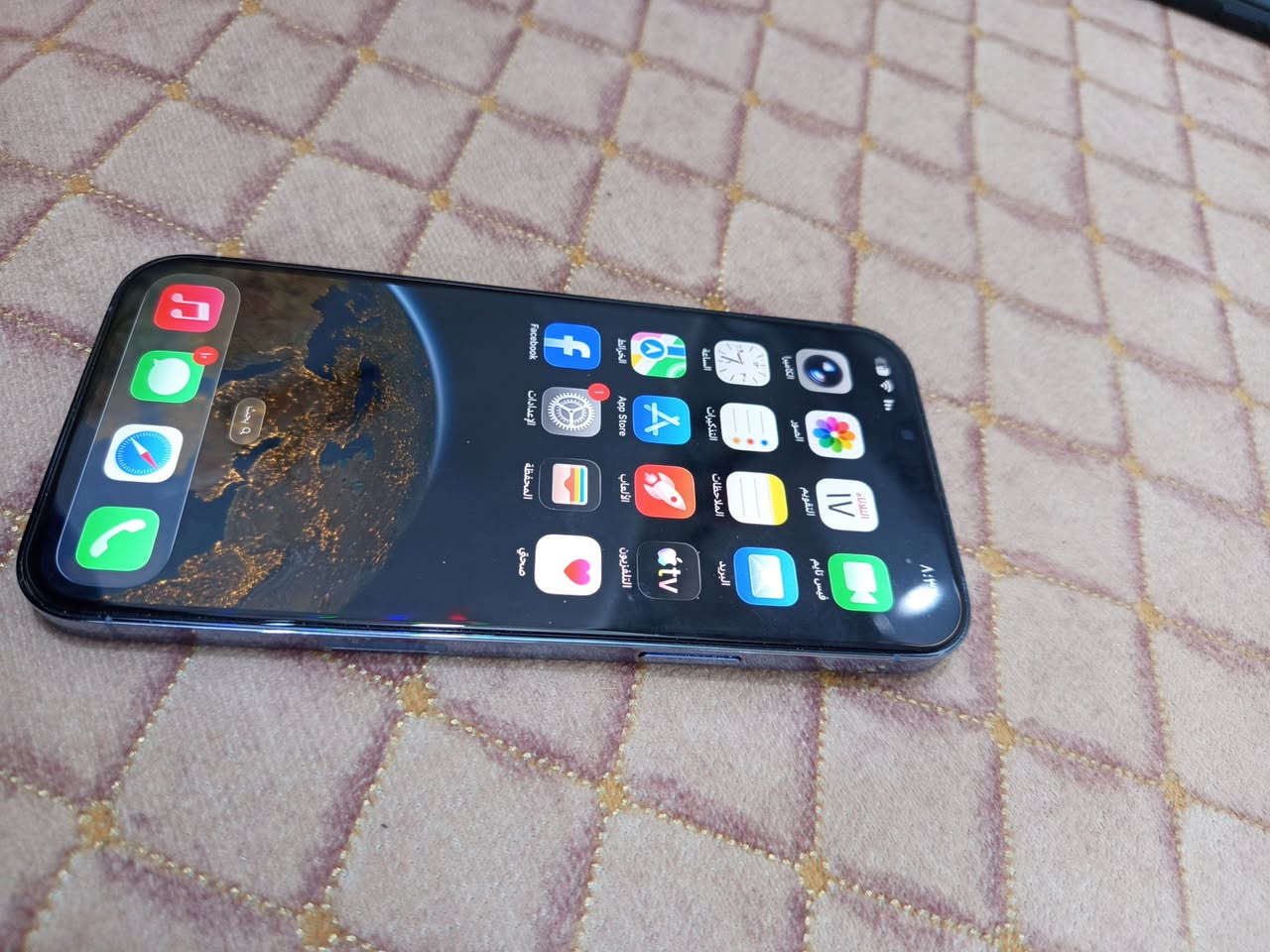 ايفون 13 برو ماكس ذاكرته 256 بطارية امبدلة اصلية 100%  جهاز  بي فطر بل ضهر   تربط حاسبة فقط بطارية ملحقاتة كاملة السعر 625 وبي مجال مكاني كوت. ***********
