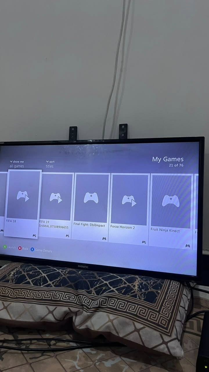 اكسبوكس  360نضافته 90 مع جوستك ثنين  وبي العاب 76  رايده ب 145وبي مجال الشراي  جهاز يخبل جديد مكاني بصره جزيره  التواصل علا الرقم ***********
