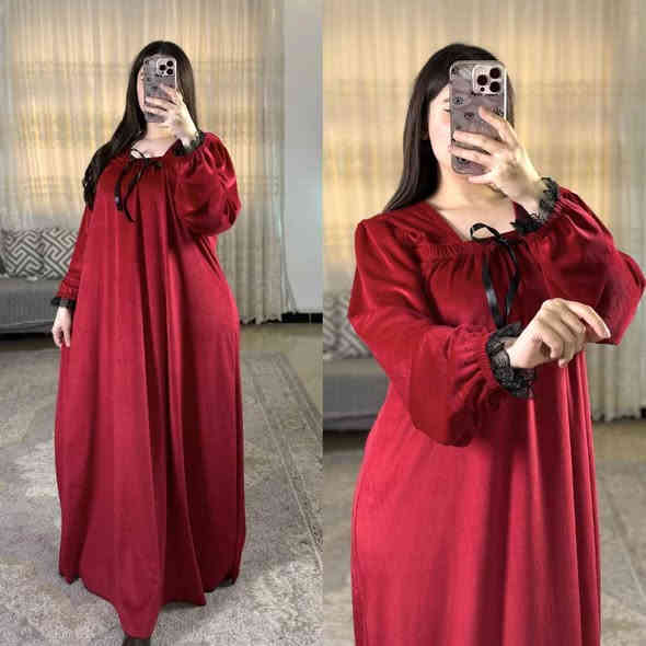 بسم الله الرحمن الرحيم 

اللهم صل وسلم على نبينا محمد وآل محمد 

دشداشة او فستان نسائي

خامة مخمل جلد الأرنب ثقيل شرط الفحص

فري سايز حد ٩٠ كيلو 

جمله ومفرد 

للحجز والاستفسار راسلونا واتساب توصيل لجميع المحافظات *********** كركوك
