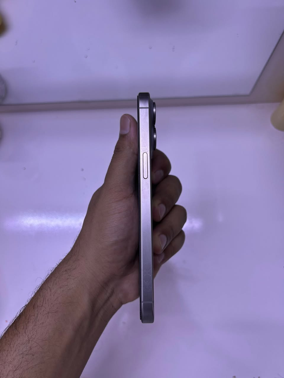 ايفون pro max 15 للبيع
التفاصيل 📊

- ايفون 15 برو ماكس تيتانيوم 

- نظافة  100‎%‎ مثل ما موضح بالصور 

- الكارتونة مالته موجودة 

- انطيك وياه شاحنة  و6 حافظات كڤر 

- نسخة الشرق الاوسط  

- الجهاز بدون اي صيانة 

- الذاكرة 256 كيگا 

- السعر 950 الف وبيه مجال قليل 

- العنوان، بغداد ، العبيدي

-   تواصل واتساب ‭***********‬
