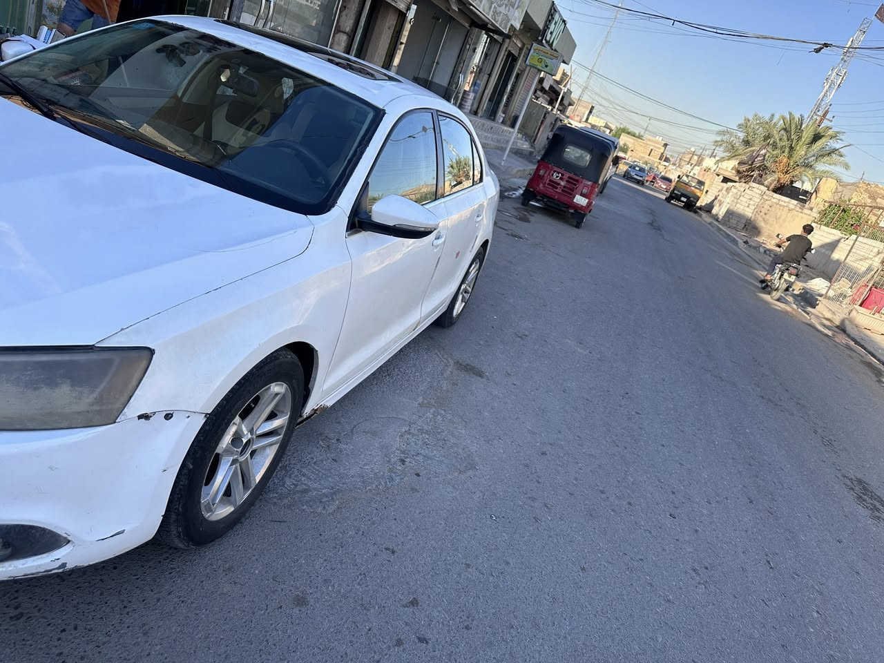 جيتا 2013 وراد امريكي رقم بغداد انكليزي بإسمي صبغ عام  محرك 2500. 5 سلندر شاده جديد كير مكفول  الكشر شوف العين بي مكانات معجون صدر يرادلهه 
مكفوله من الكصه 
مكاني بغداد 
السعر 65 
***********
