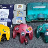 نينتندو ٦٤ • كامل ملحقاته • أصلي ونادر