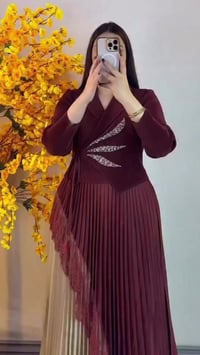 فستان نسائي • فري سايز • قماش بارد مطاط