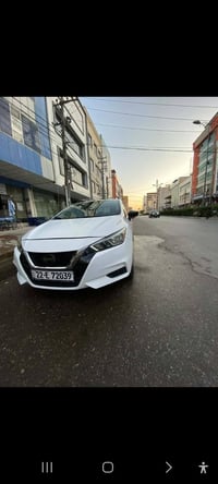 سياره نيسان فيرسا موديل 2021 رقم اربيل الجديد الدولي بأسمنه تحويل ثاني...