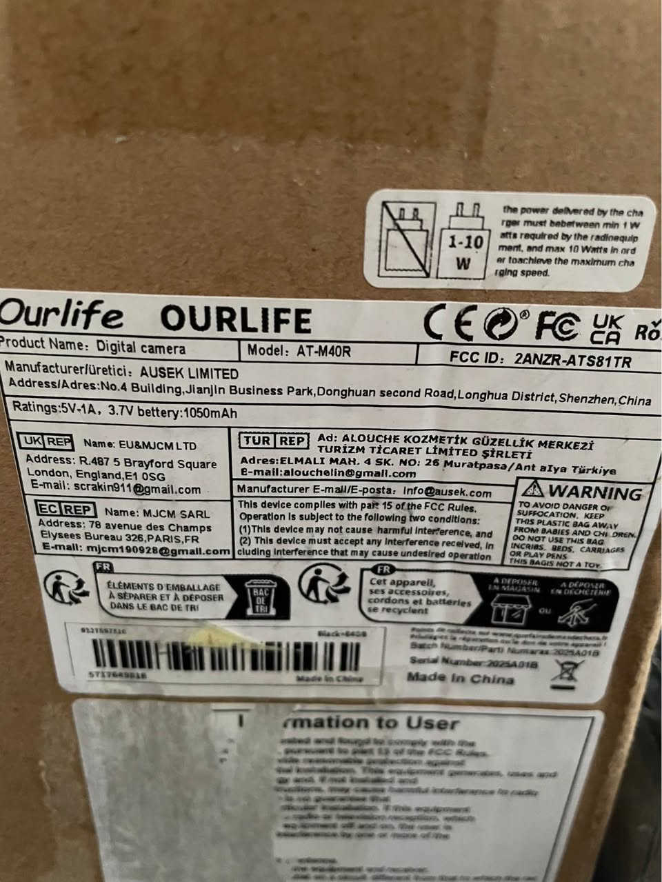 Ourlife 5K/30fps Action Camera,Vlogging Camera with a 1/2.3″ Sensor,30M Waterproof Underwater Camera,170° Wide FOV Video,Stunning Low-Light Imaging EIS Remote Control
كاميره گو پرو أوروبي جديد 5K دبل شاشه وايفاي فول فوله قه پات مواصفات سعر ٢٥ هزارا قفل دهوك, العراق


**إذا كنت صاحب هذا الإعلان وتريد حذفه لأي سبب، رجاءا أرسل رسالة إلى الدعم الفني**