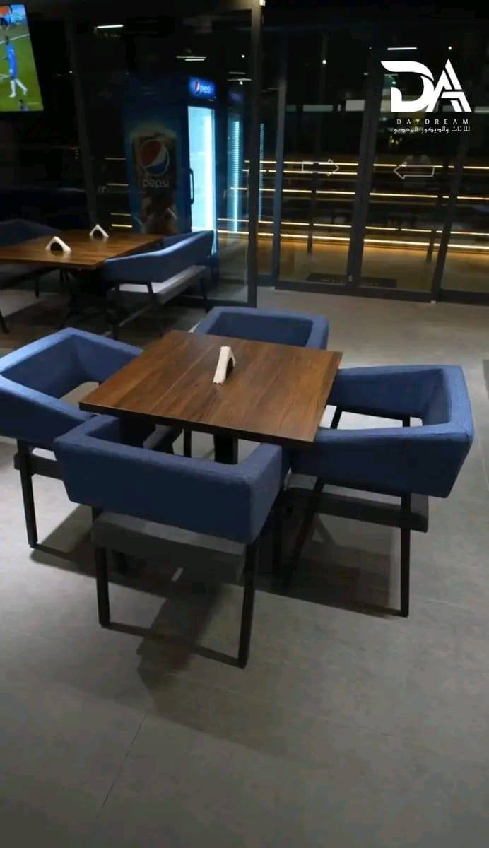 شعارنا الاناقه في الشكل 
     وعنوانا الجوده والمتانه في العمل وايادي ماهره
نقدم لكم انتاجنا الجديد من جلسات الحديد والمساطب المشتركه بين الحديد وخشب الجام الطبيعي:
الاسعار حسب الموديل 
هناك خصم  خاص حسب الكميه للمطاعم والكافيهات والمقاهي 
والحدائق الخاصه والعامه 
بظمان 5سنوات
مع امكانيه تصنيع اي نموذج خارج الصفحه
 للطلب والاستفسار مراسله الصفحه او الاتصال على الرقم
***********
***********
