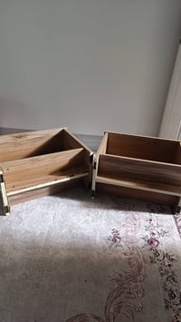 طبلات خشب • قطعتين • ضرر بسيط