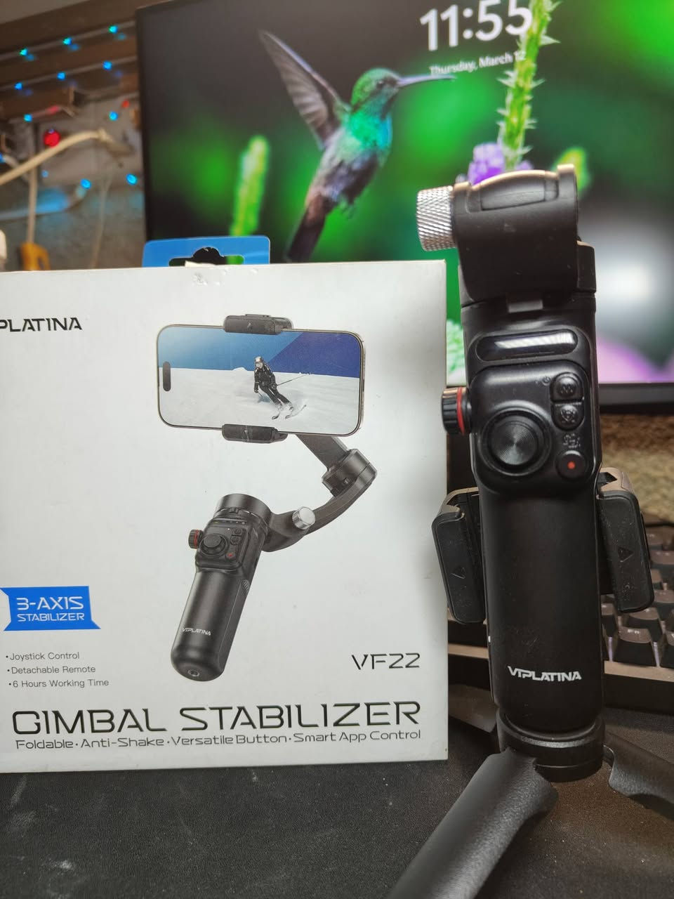 للبيع مانع اهتزاز (Gimbal) احترافي للموبايل - Viplatina VF22 📸
التفاصيل:
لعشاق التصوير وصناع المحتوى، متوفر جهاز Viplatina 3-Axis Stabilizer الموديل الحديث VF22. الجهاز يوفر ثبات عالي جداً وتصوير سينمائي بدون أي اهتزاز.
​المميزات:
✅ ثبات 3 محاور (3-Axis): لأعلى دقة في التثبيت أثناء الحركة.
✅ ريموت كنترول: يأتي مع ريموت منفصل للتحكم عن بُعد.
✅ جويستيك: للتحكم اليدوي السلس باتجاه الكاميرا.
✅ بطارية قوية: تدوم لفترة طويلة من العمل المتواصل.
✅ تصميم ذكي: قابل للطي وسهل الحمل في الحقيبة.
​السعر: 90 ألف دينار عراقي (وبيه مجال بسيط للشراي) 💰.
​📍 الموقع: بغداد - الأمين الثانية.
📞 للتواصل: المراسلة على الخاص.


**إذا كنت صاحب هذا الإعلان وتريد حذفه لأي سبب، رجاءا أرسل رسالة إلى الدعم الفني**