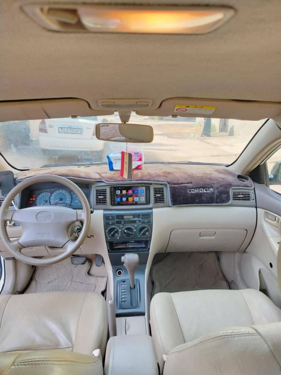 سياره كورولا 2006 للبيع سياره حادثها شاملق لك وربع من البنيد سياره شاشه كاميرا تحكم  تحكم مري السعر 80 بها مجال ***********
