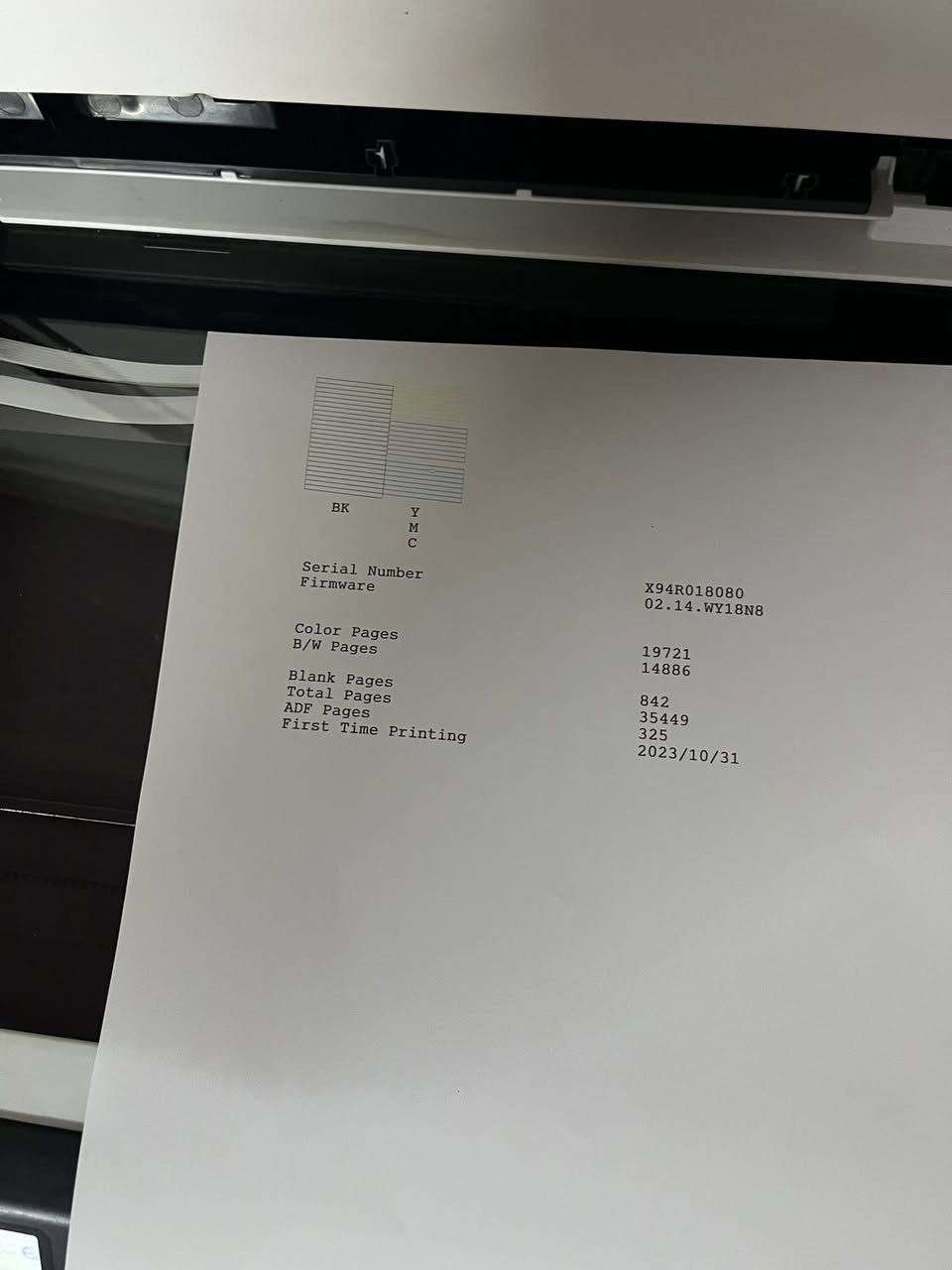 طابعه ايبسون 5150 حقن خارجي وايفاي شاشه ملونه فيدر استنساخ وجهين تلقائي سحب الملازم وجهين تلقائي فيدر لسحب لملازم طباعه من الموبايل وجهين تلقائي بدون قلب الورقه تحتوي على منفذين ورق الاول خاص بطباعه الصور والثاني للاستنساخ الطابعه نضيفه والتيست كدامكم سعرها 350الف عنوان الموصل ***********
