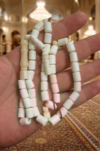 سبحة • ٤٥حبة • عظم النعام