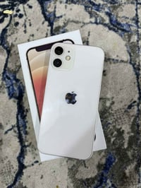 آيفون ١٢ ١٢٨ • بطارية ١٠٠ • كارتون ملحقات