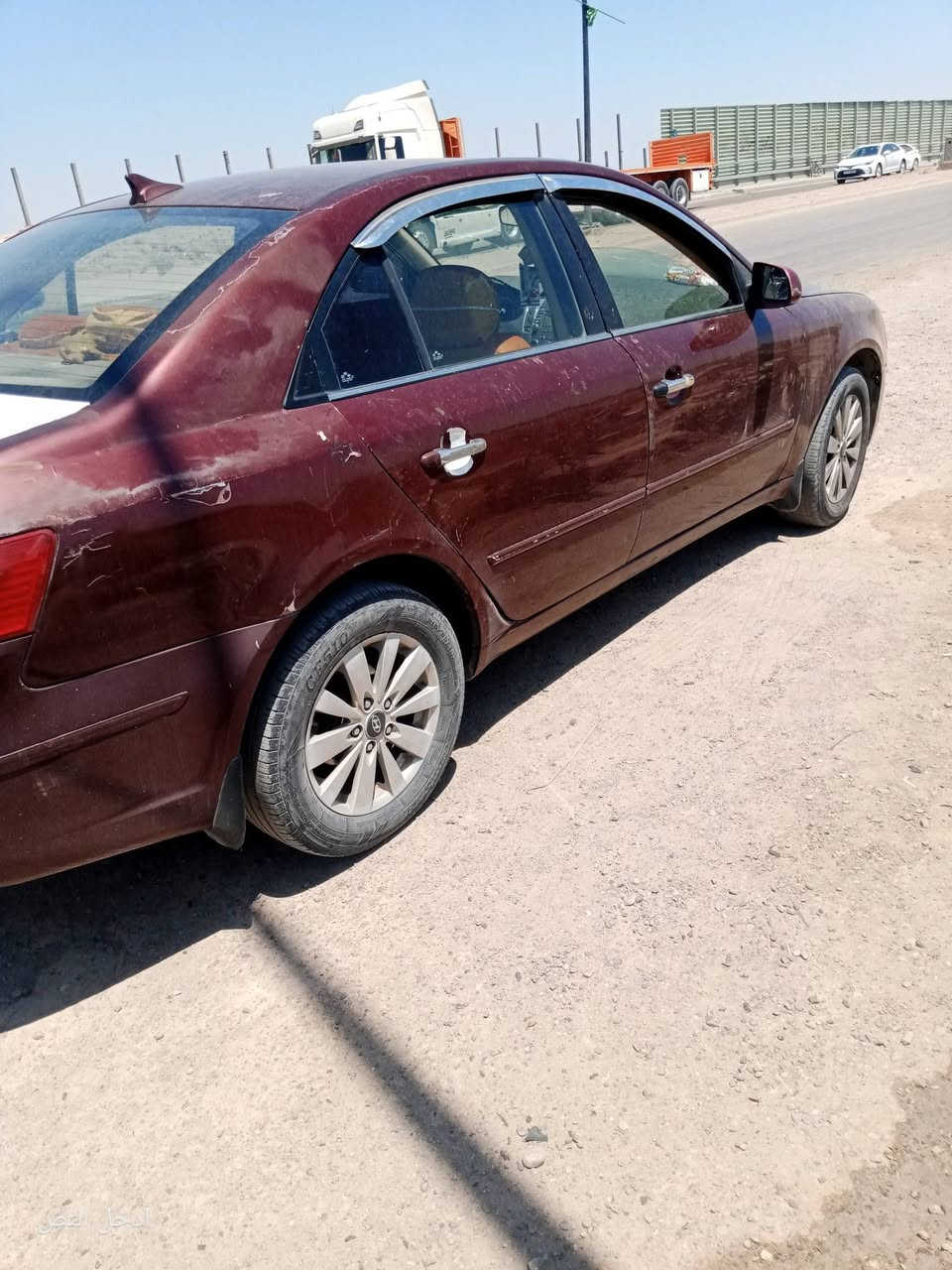 السلام عليكم من رخصت صاحب الكروب اخوان سوناتا موديل 9امريكي صدر قبل شهر مبدل امامي وخلفي تبريد بس غاز يرادله مبدل بيه بابين وجاملغ الايمن مكينته 2400سعره 90مكان بغداد ***********اخوان السوك كلشي بيه
