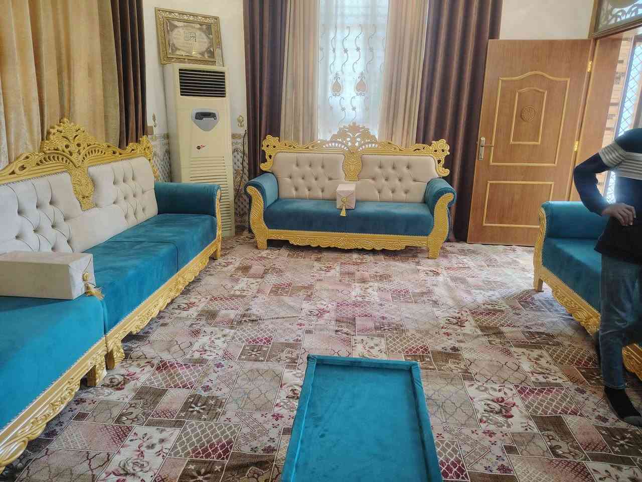 تم تسليم ديوان الأخ عساف المعموري في منطقه ابو الجاسم 
شايف كل الخير تتهنون بي ان شاء الله
بلاويد الأسود الوح الروسي سفنج مميز اول قماش تركي
ضمان ١٠ سنوات للاستفسار الاتصال على الرقم
***********
