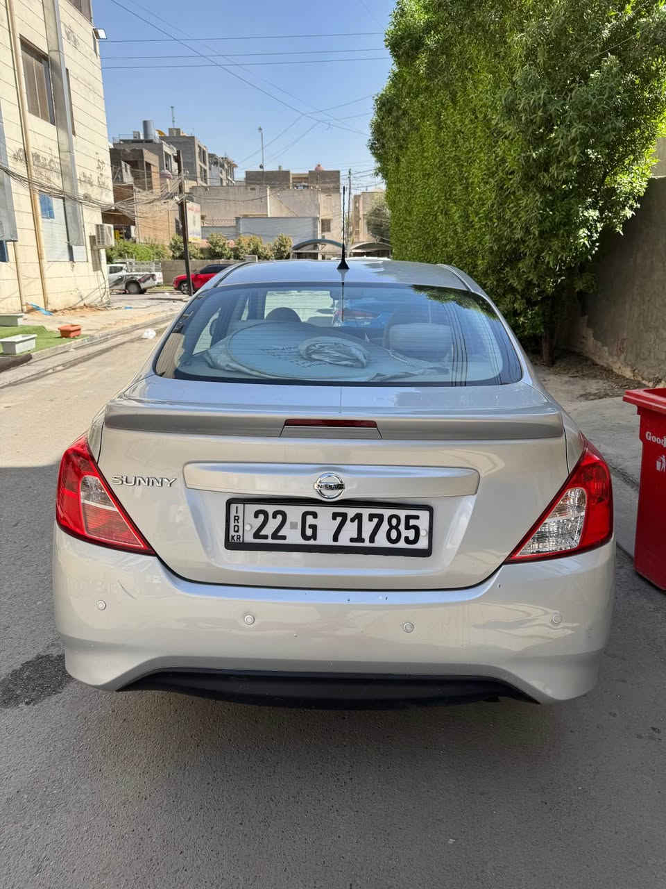 السلام عليكم
للبيع نيسان سني هندي موديل 22 اربيل باسمي ماشية 62 الف مكفولة من الصبغ السيارة مناقصها شي مكانها بغداد المنصور للاستفسار 
*********** بغداد, العراق
