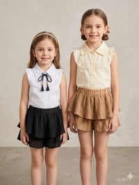 قاط بناتي • قماشه يخبل • مقاسات ٤-١٠