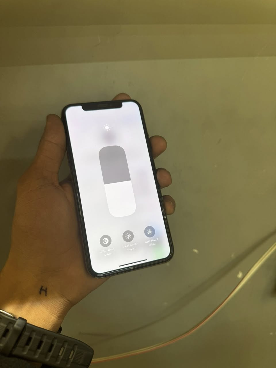 أيفون XS 
ذاكره 256
بطاريه 100% مبدل اصلي 
جهاز كله كفاله ضمان شهر كامل بدون عيب 
الجهاز مستبدل فقط بطاريه اصليه
باقي الجهاز كله بلادي برغي ممفتوح 
مكاني اربيل سعر الجهاز 145الف فقل 🔥
للتواصل ***********
