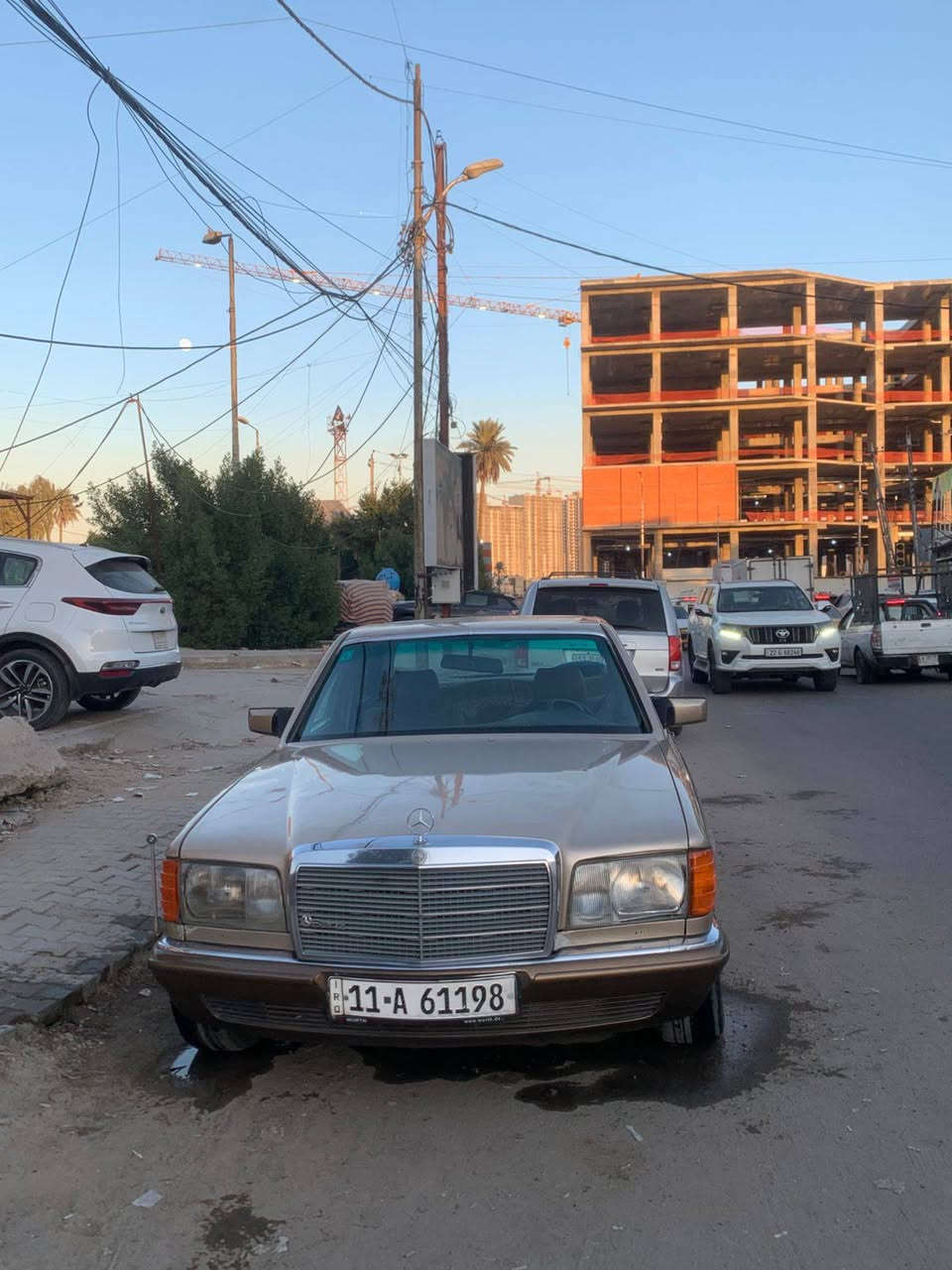 مارسدس للبيع مكينه محوره بطه موديل ٨٦ رقم بغداد بأسمي هزه جديده السياره جاهزه اينقص مابيه
تخم تاير جديد سعر55 وبيه مجال مكاني كربلاء  واي استفسار ***********
