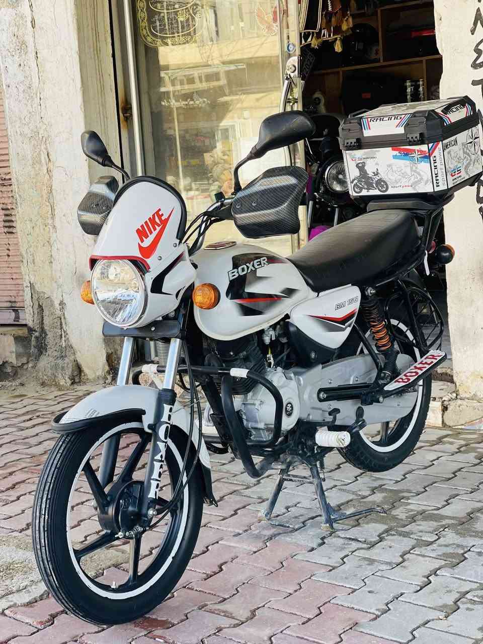 يالله السلام عليكم 🩵🕊️
#بوكسر للبيع او مراوس موديل 2023 رقم ديالى  انكليزي هزة جديدة بسمي تحويل ثاني يوم دراجة كفالة عامة كل نقص مابيها ماشية شي قليل  #سعر 2500 وبيها مجال للشراي #عنوان ديالى الخالص 

معرض           أبن الأكابر        

               ***********

           ***********
