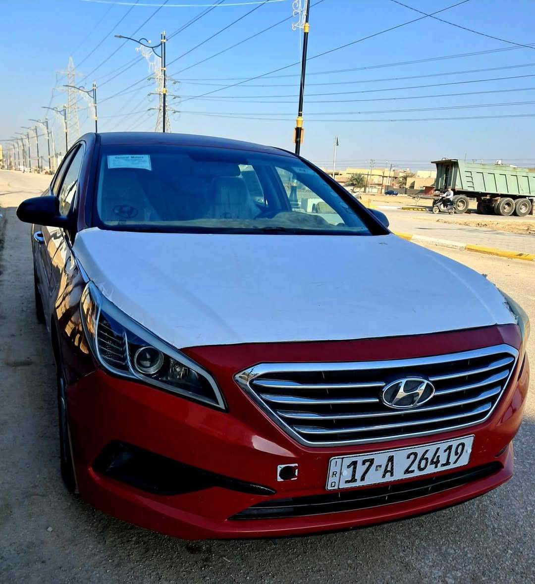 سلام عليكم سوناتا موديل 18 ورد امريكي بيه 3 قطع السياره جديده حيل رقم 📱 منثئ بسمي السعر 98 مكان السياره بلسماوه حي الحسين ***********
