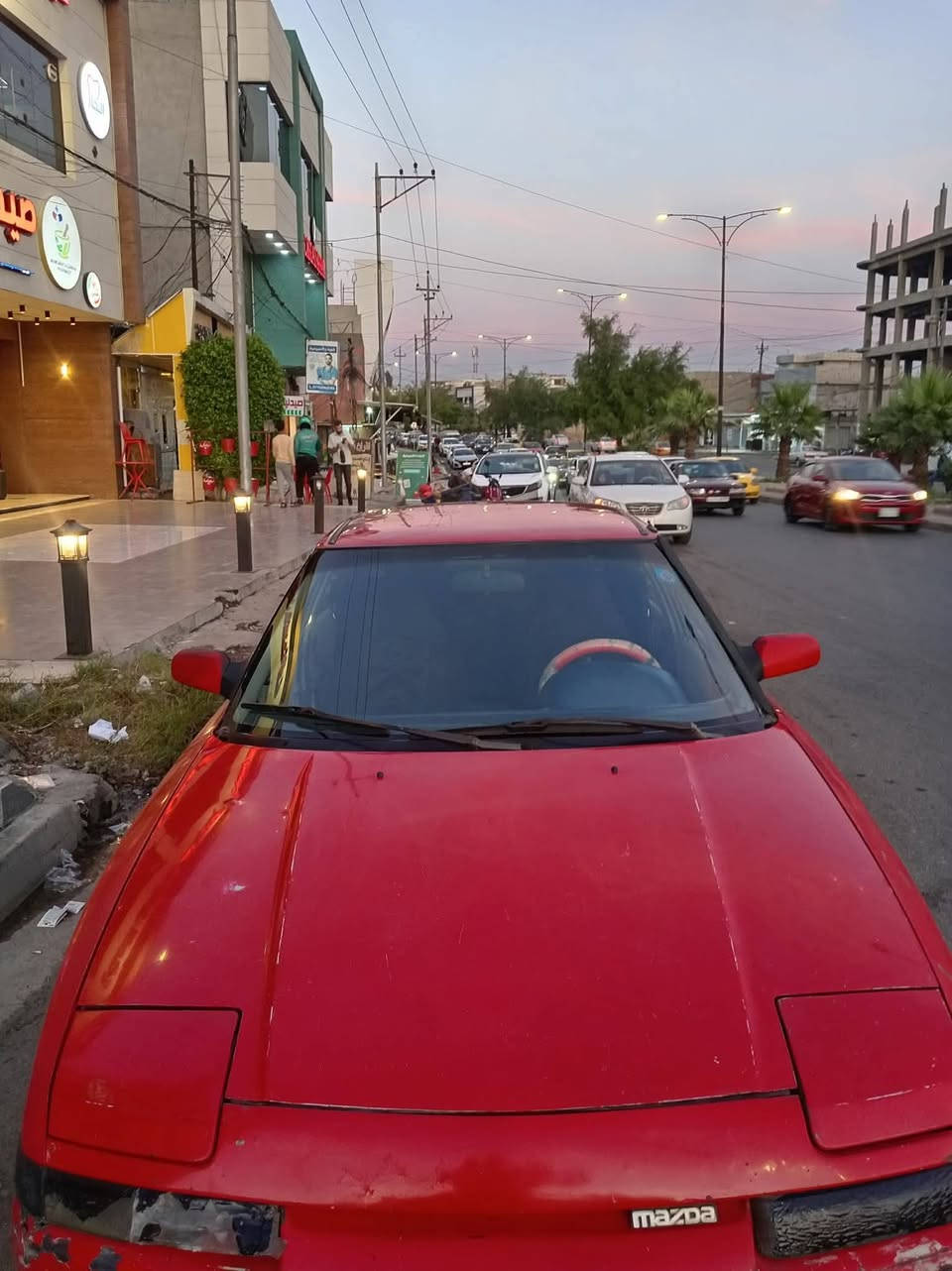 #مكلف بلنشر
مازدا 323
صاحبها الشرعي 
كير ومحرك شرط
صبغ دوسات ودواير
طخم تاير جديد 
ستيرن بور
منظومة تبريد كاملة  يعوزها كمبريسر
 وايرمنية شغالة
جاملغ واحد معدل بارد 
سنوية 2030
السيارة كدام العين
رقم صاحبها
***********
