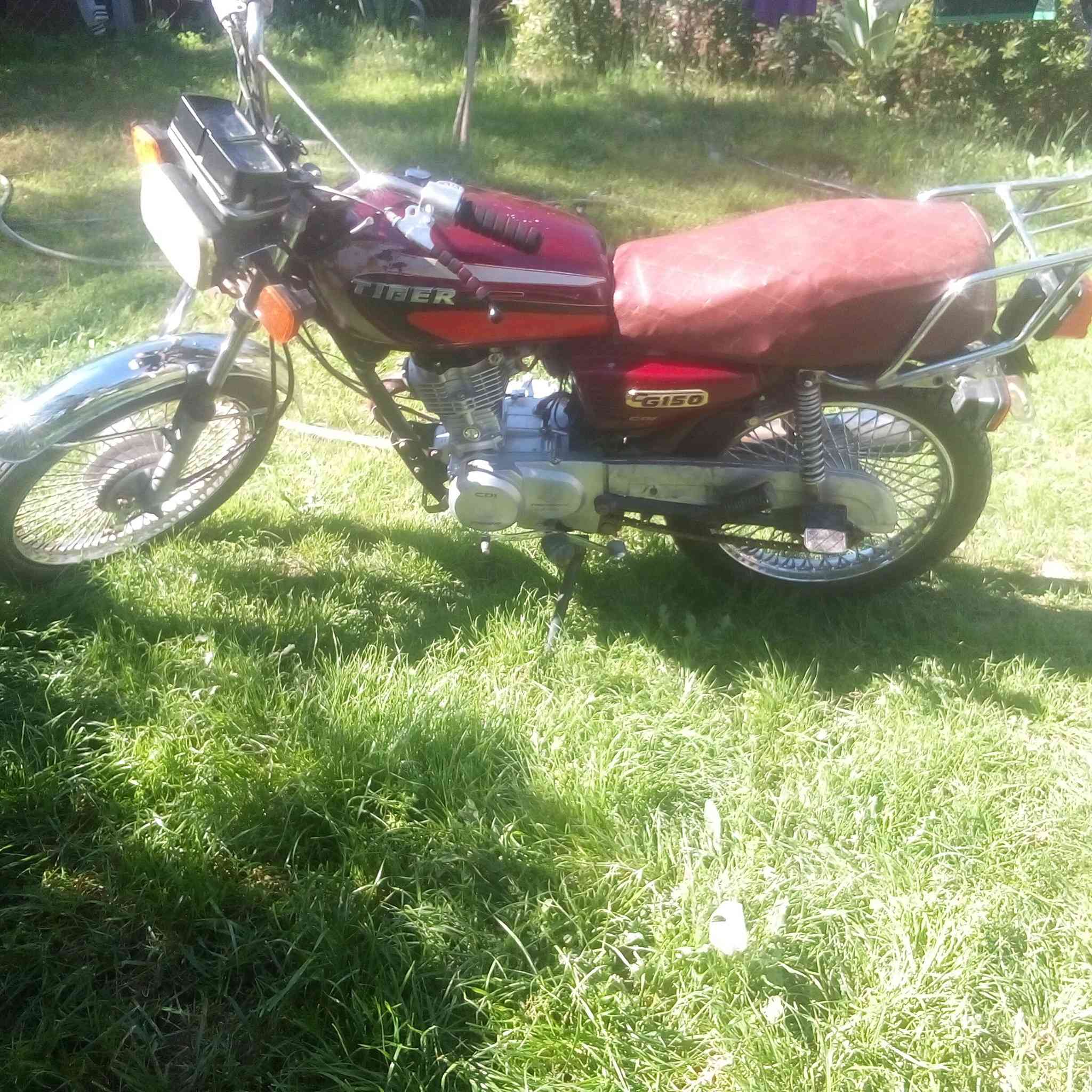 سلام عليكم للبيع دراجة تايكر موديل ٢٠٢٠ مكفولة كفالة عامة مكينة ما مفتوحةمكفول كهرباءيات كلهن شغالات سعر٤٥٠ وبيهة مجال مكفول مكاني بابل محاويل ***********
