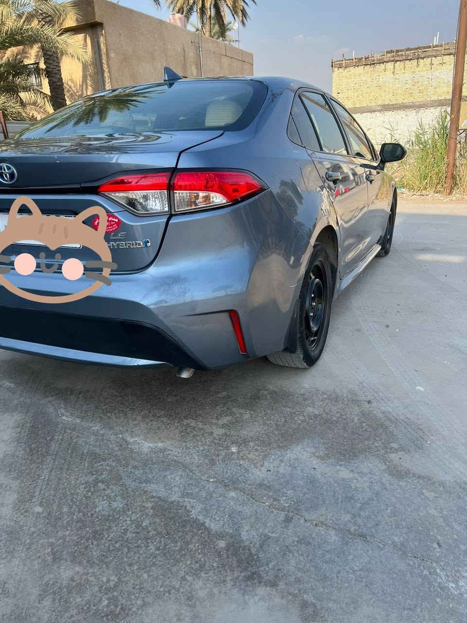 ياالله  السلام عليكم 
كورلا هايبرد ياباني اصل موديل 23 ماشيه 63 تحويل ثاني يوم
سياره بيها ثلاث قطع صبغ بيها ضرر تكمه الاماميه جهه السايق وبدون صبغ بالدواخل شرط التحويل السعر 125وبيها مجال مكان السياره الدوره
الاتصال ***********
