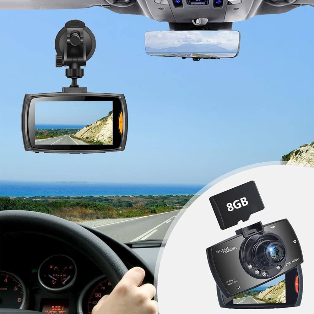 داش كام كاميرا مراقبة للسيارات (Dash Cam) تعمل بنظام DVR وتتميز بالمواصفات التالية: 
شاشة بحجم 2.7 بوصة.
تدعم التصوير بدقة عالية ومستشعر حركة.
تتميز بوجود خاصية الرؤية الليلية المستشعرة للضوء.
تدعم خاصية G-Sensor لتسجيل حوادث التصادم.
وظيفة:
عدسة: عدسة بؤرية ثابتة
تكبير: تكبير رقمي 4x
الشاشة: 2.7 بوصة
الرؤية الليلية: أضواء ليلية بالأشعة تحت الحمراء
الصورة: صيغة JPG
الصوت: ميكروفون ومكبر صوت مدمج
G-Sensor: مستشعر الجاذبية
الدقة: 1080 بكسل
كشف الحركة: دعم مستشعر الحركة
الذاكرة: بطاقة ذاكرة
يوجد خدمه توصيل لجميع المحافظات العراق


**إذا كنت صاحب هذا الإعلان وتريد حذفه لأي سبب، رجاءا أرسل رسالة إلى الدعم الفني**