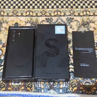 سامسونك S22 ألترا مكفول 128 تك خط معالج سناب دراكون كارتون ويا جهاز كف...