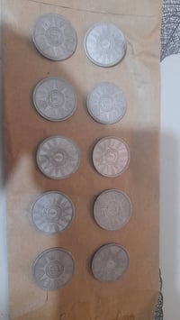 ١٠ قطع • ١٠٠ فلس ١٩٥٩ • فضة