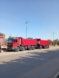 اكتروز قاطرة ومقطورة موديل 2004 حجم 4150 بلادي رقم اربيل 3 لوحات مكفول...